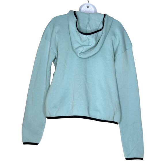 Reebok Girls Pullover Hoodie, Zippered Kangaroo Pockets, Light Blue, Size 18 - Picture 2 of 7